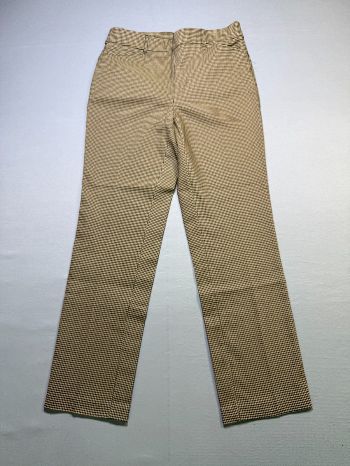 Rafaella Pull-on Pockets Slim Straight Leg Stretch Pants Women's 10 Khaki