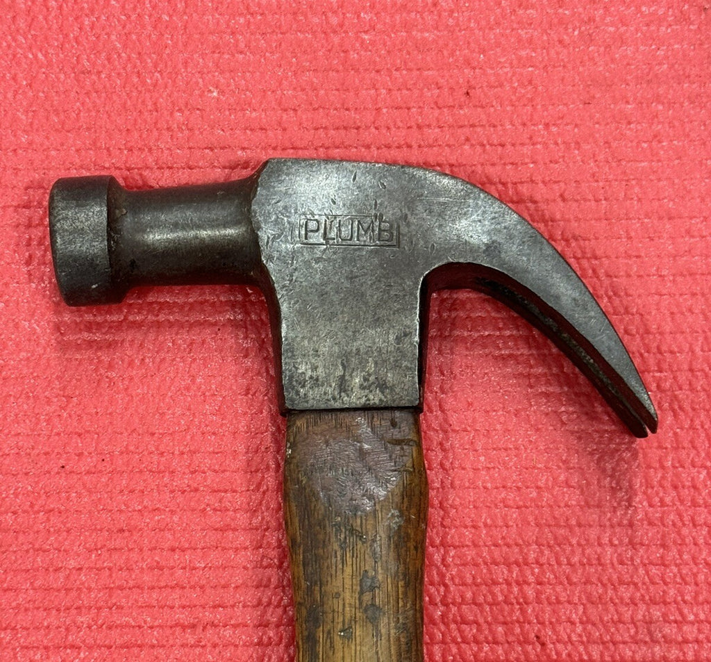 Vintage PLUMB Claw Hammer 13” Long Made In USA