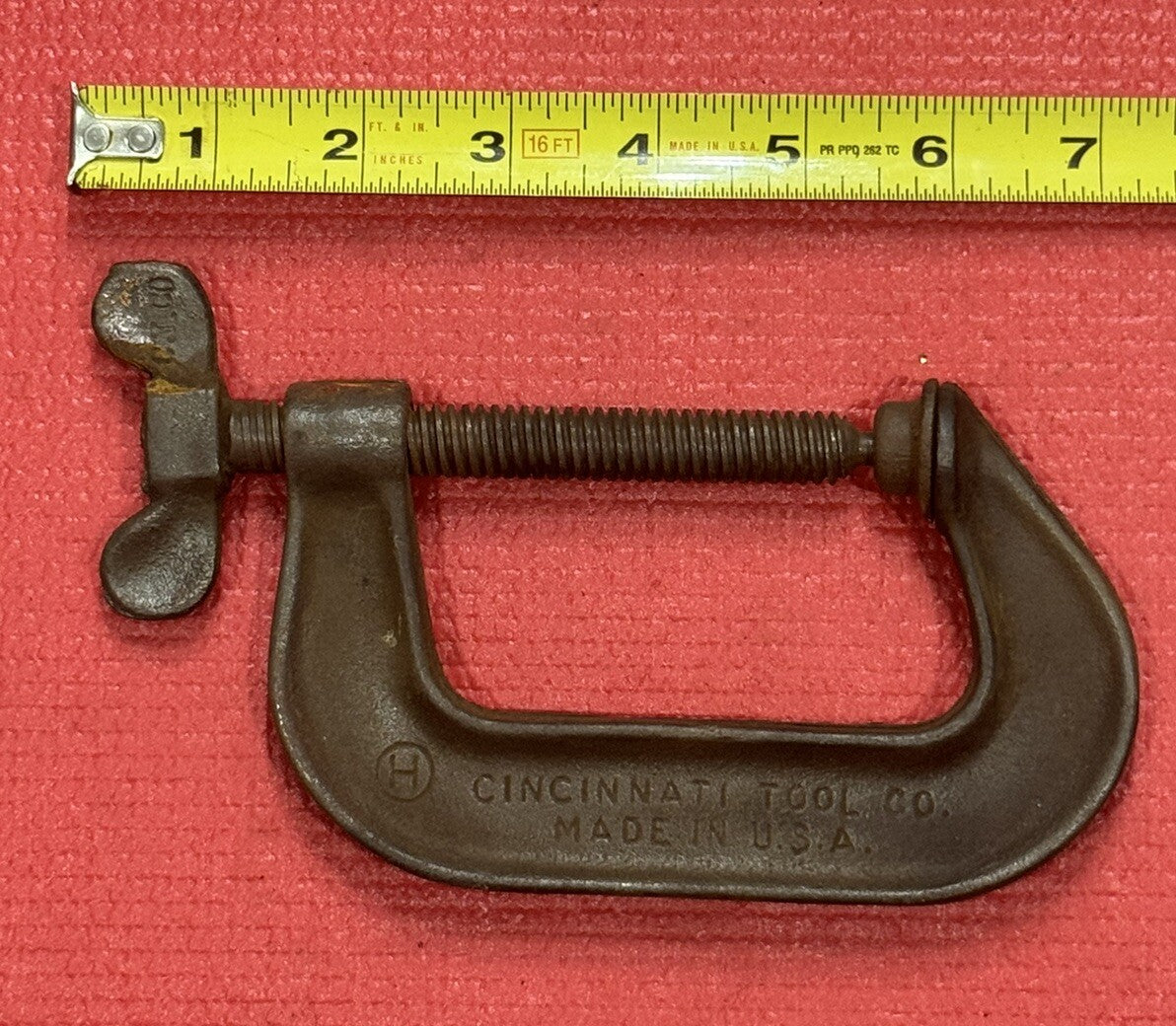 Vintage Cincinnati Tool Co. 540-3, 3in Standard Clamp Made in USA