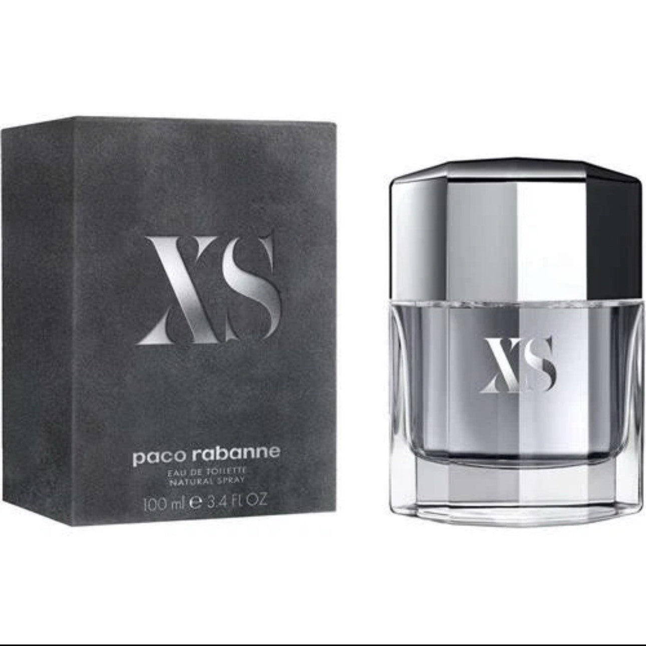 XS by Paco Rabanne for Men 3.4 oz Eau De Toilette Spray NEW IN BOX