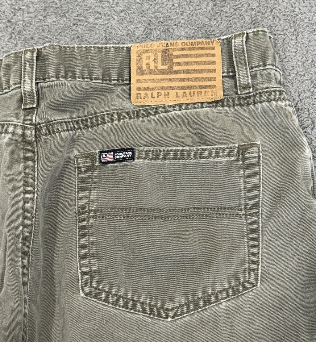 Polo Ralph Lauren Womens Size 12 X 31 Saturday Jean Gray Jeans RN67437