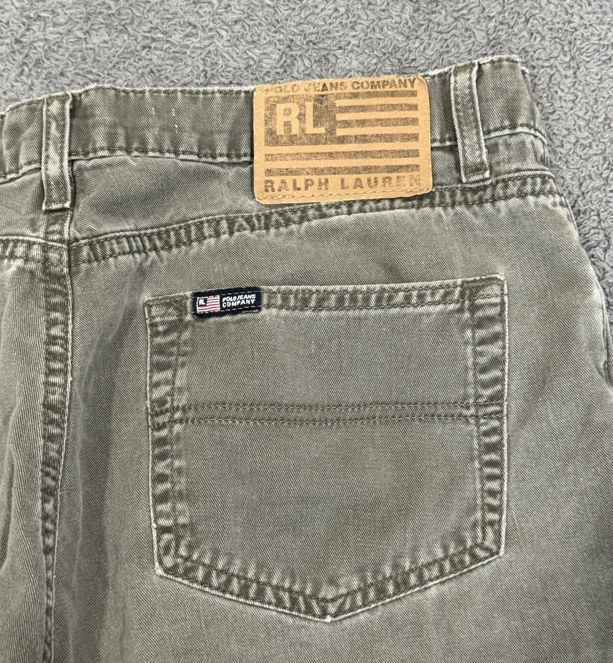 Polo Ralph Lauren Womens Size 12 X 31 Saturday Jean Gray Jeans RN67437