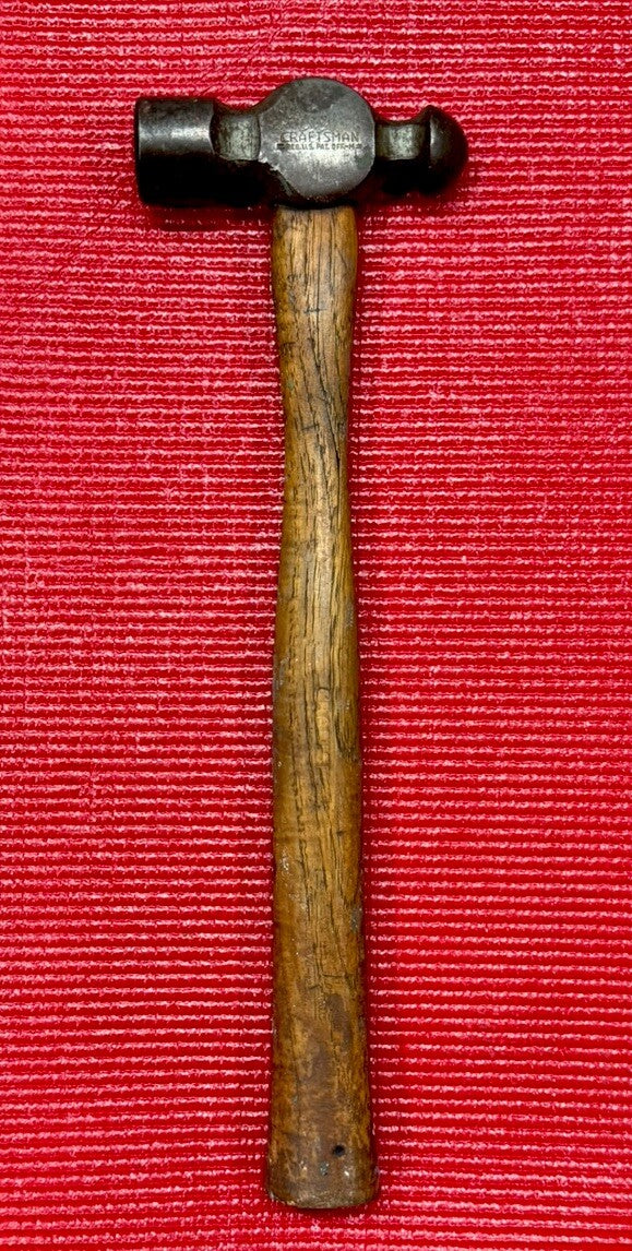 Vintage Craftsman Professional Mechanic M, 8 OZ BALL PEEN Hammer Made in USA