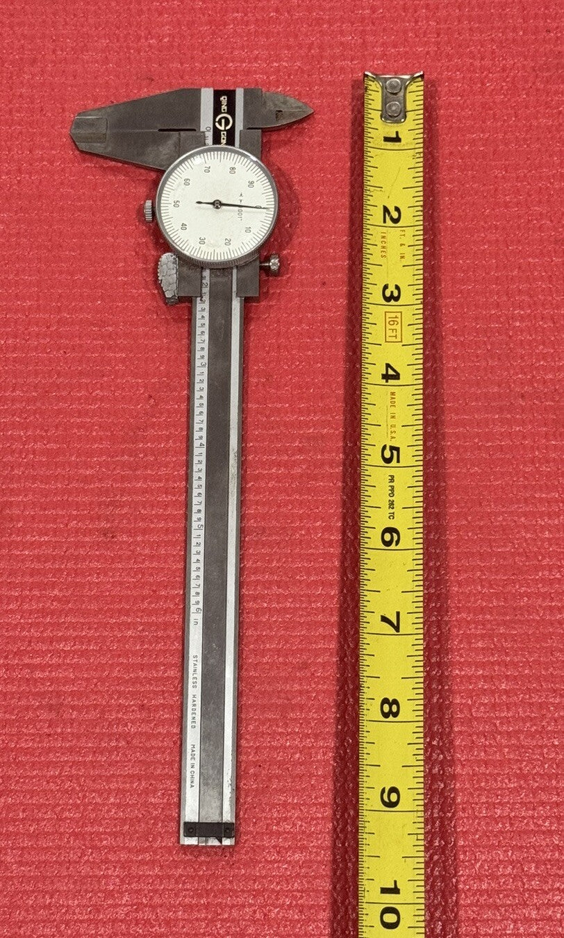 VINTAGE Qing G Gong CALIPER / MICROMETER W/ OG Case Made in China