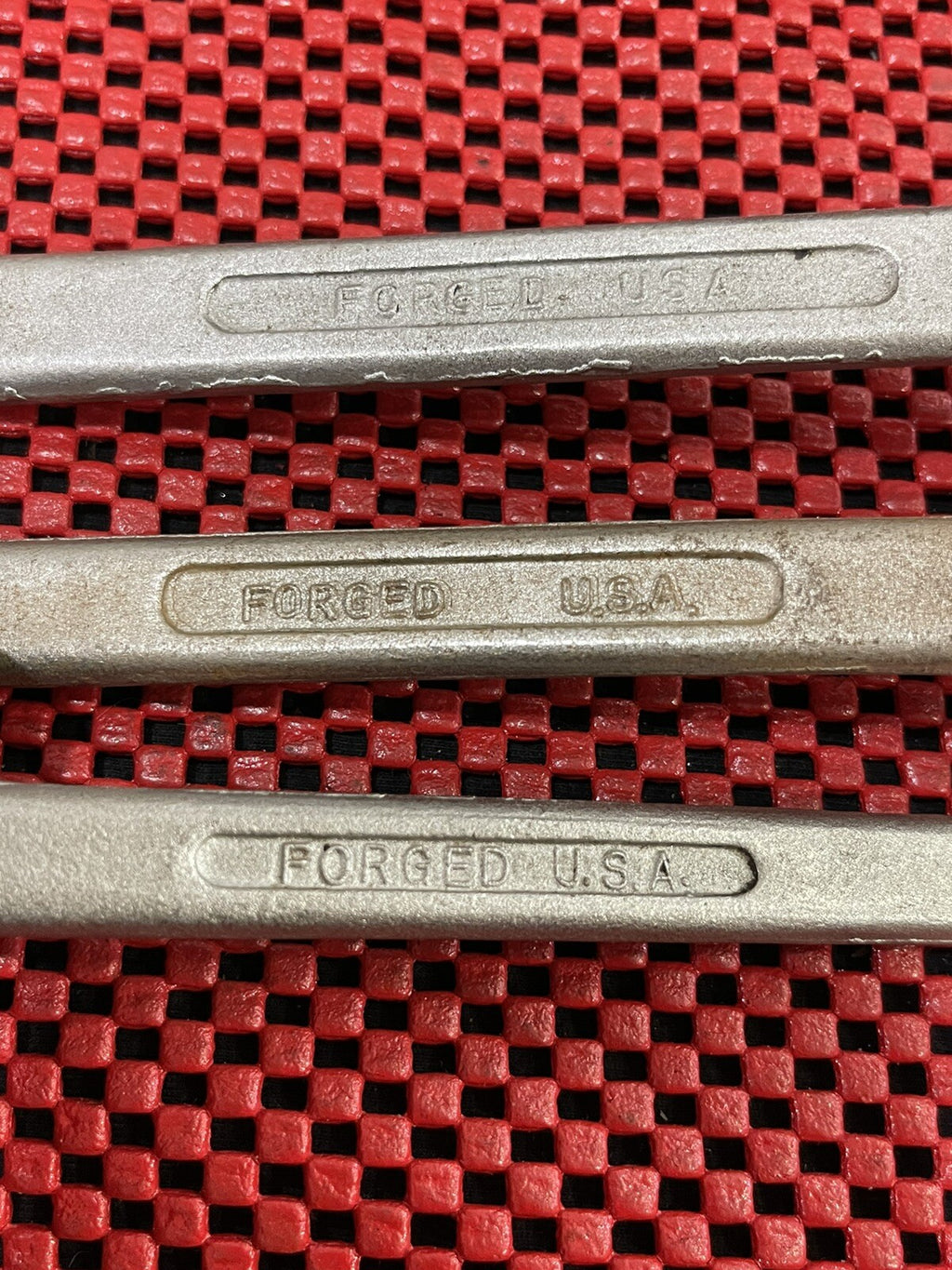 Barcalo 3 Pc Set Double Box Offset SAE Wrench Set Made in USA  N1