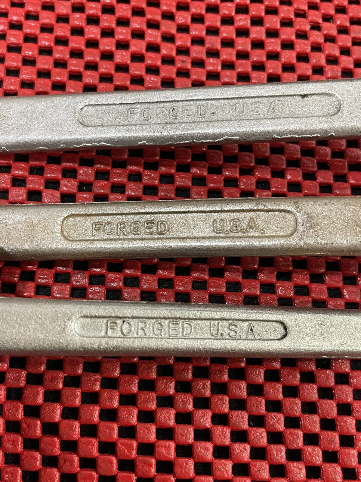 Barcalo 3 Pc Set Double Box Offset SAE Wrench Set Made in USA  N1