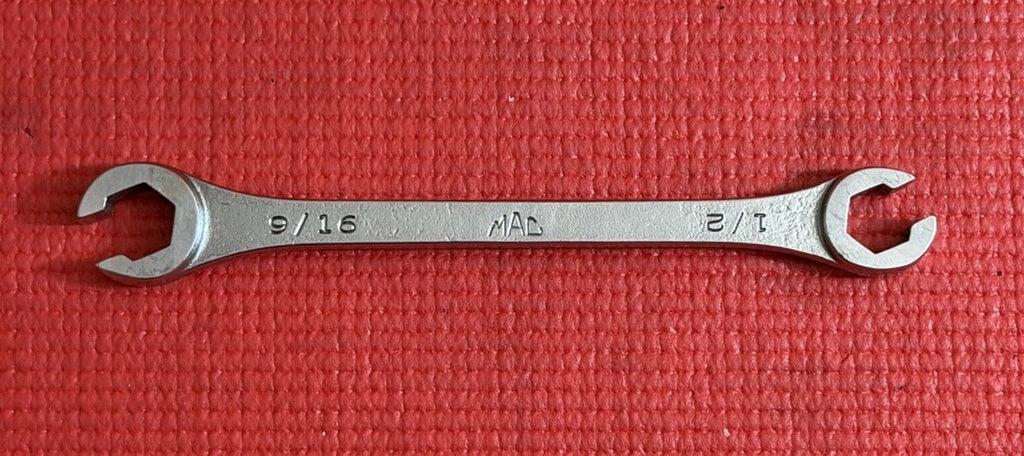 MAC Tools OHB 1618- 1/2" X 9/16" Double-Ended 6Pt Flare Nut/Line Wrench USA Made