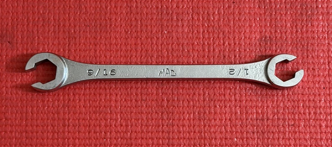 MAC Tools OHB 1618- 1/2" X 9/16" Double-Ended 6Pt Flare Nut/Line Wrench USA Made