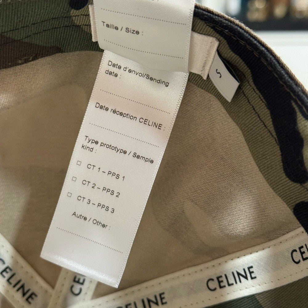 Celine 1 of 1 - SAMPLE- Camo Hat - Small