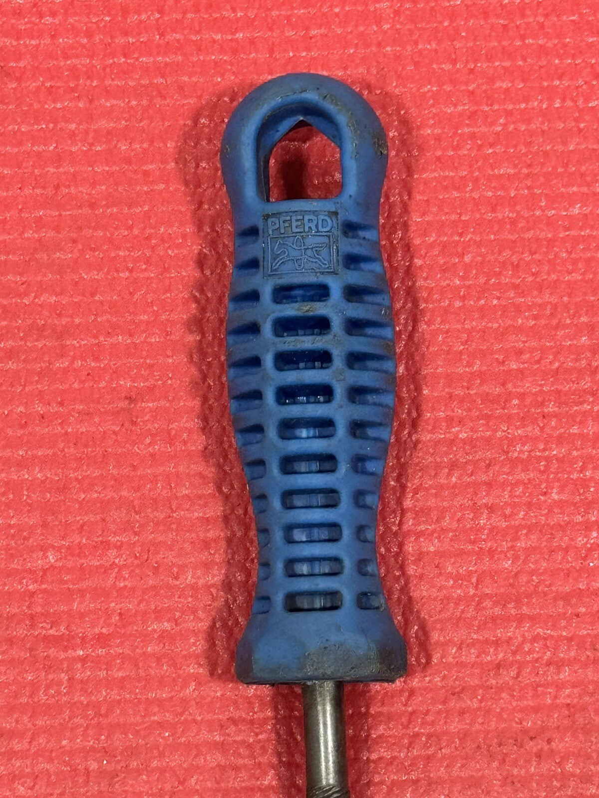 PFERD 12" Rounded File with Blue Handle