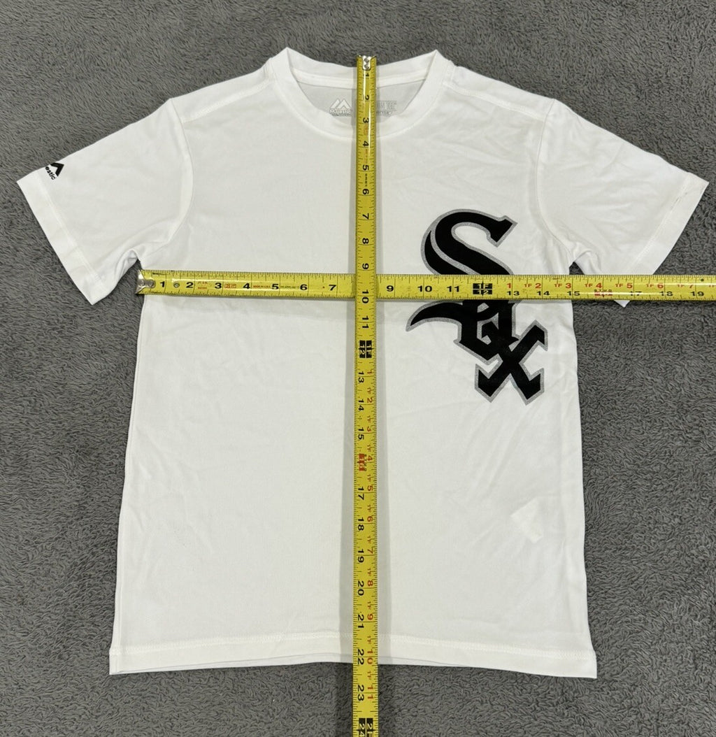 NEW Chicago White Sox Majestic Evolution Tee Cool Base Youth Size Small T-Shirt