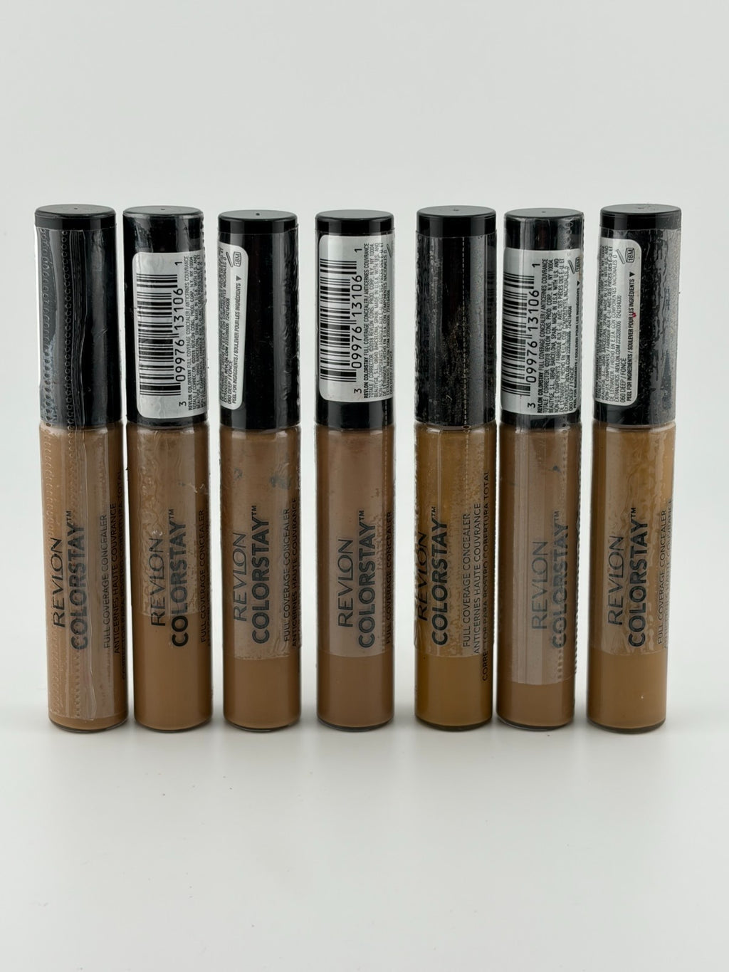New Revlon ColorStay Full Coverage Concealer Makeup 18M 06 Deep - Set of 7