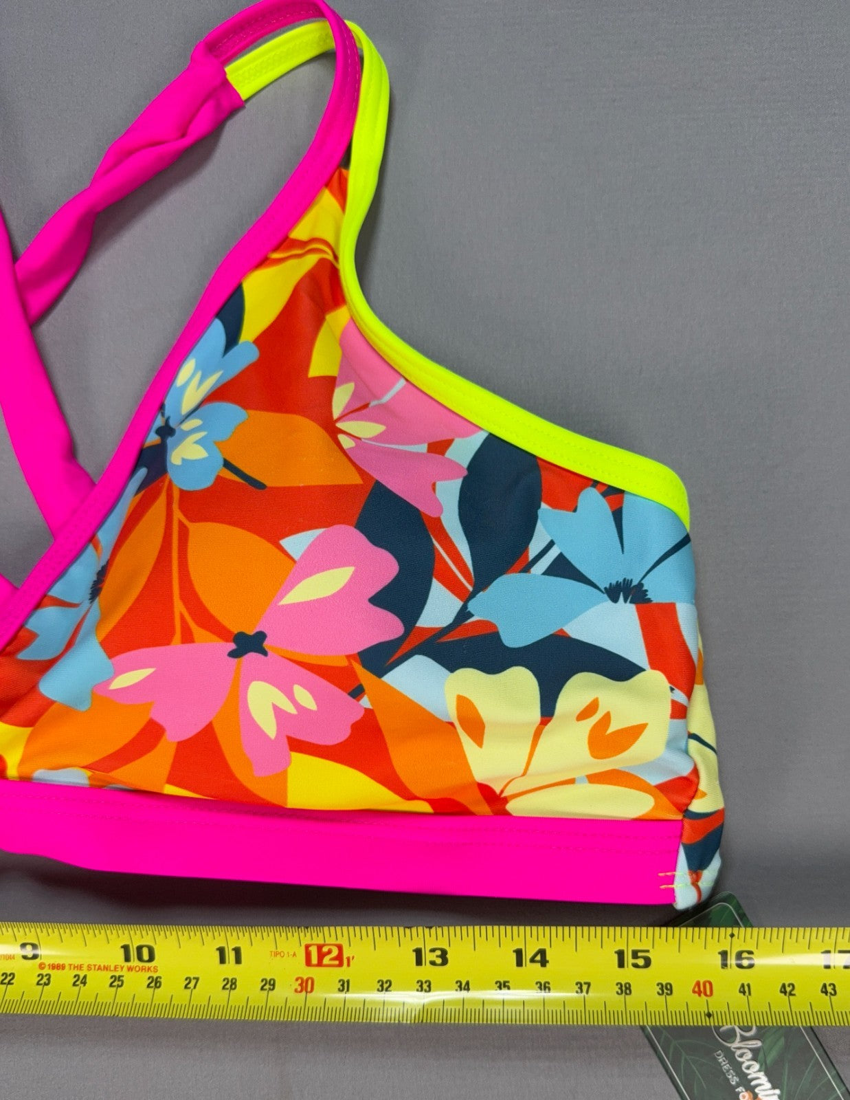 NWT Blooming Jelly 2 Piece Bikini Set Women’s XL Tropical Floral Summer Swimsuit