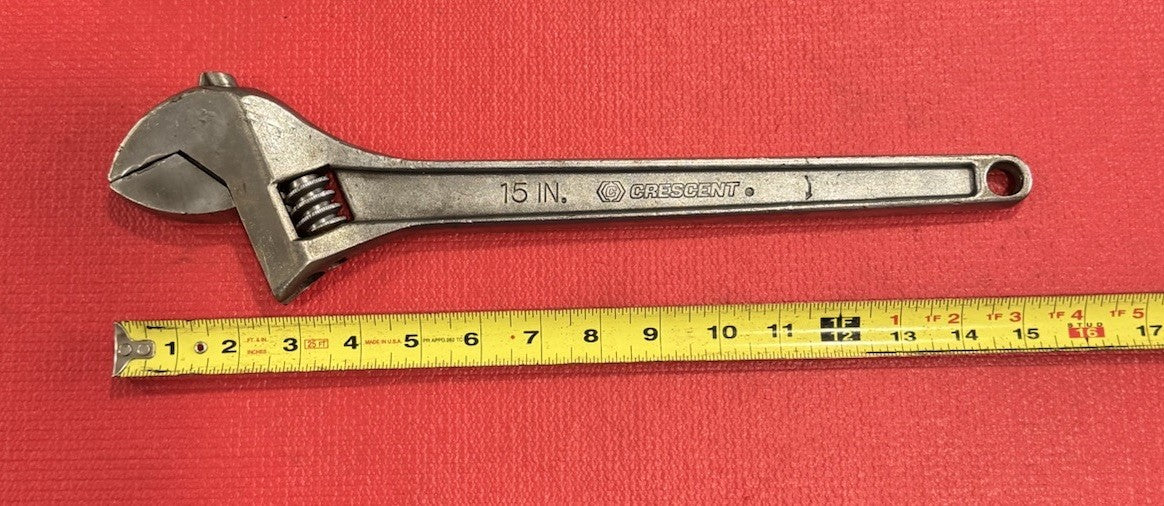 Crescent Tools 15" Adjustable Wrench "The Original Since 1907"  15” Long