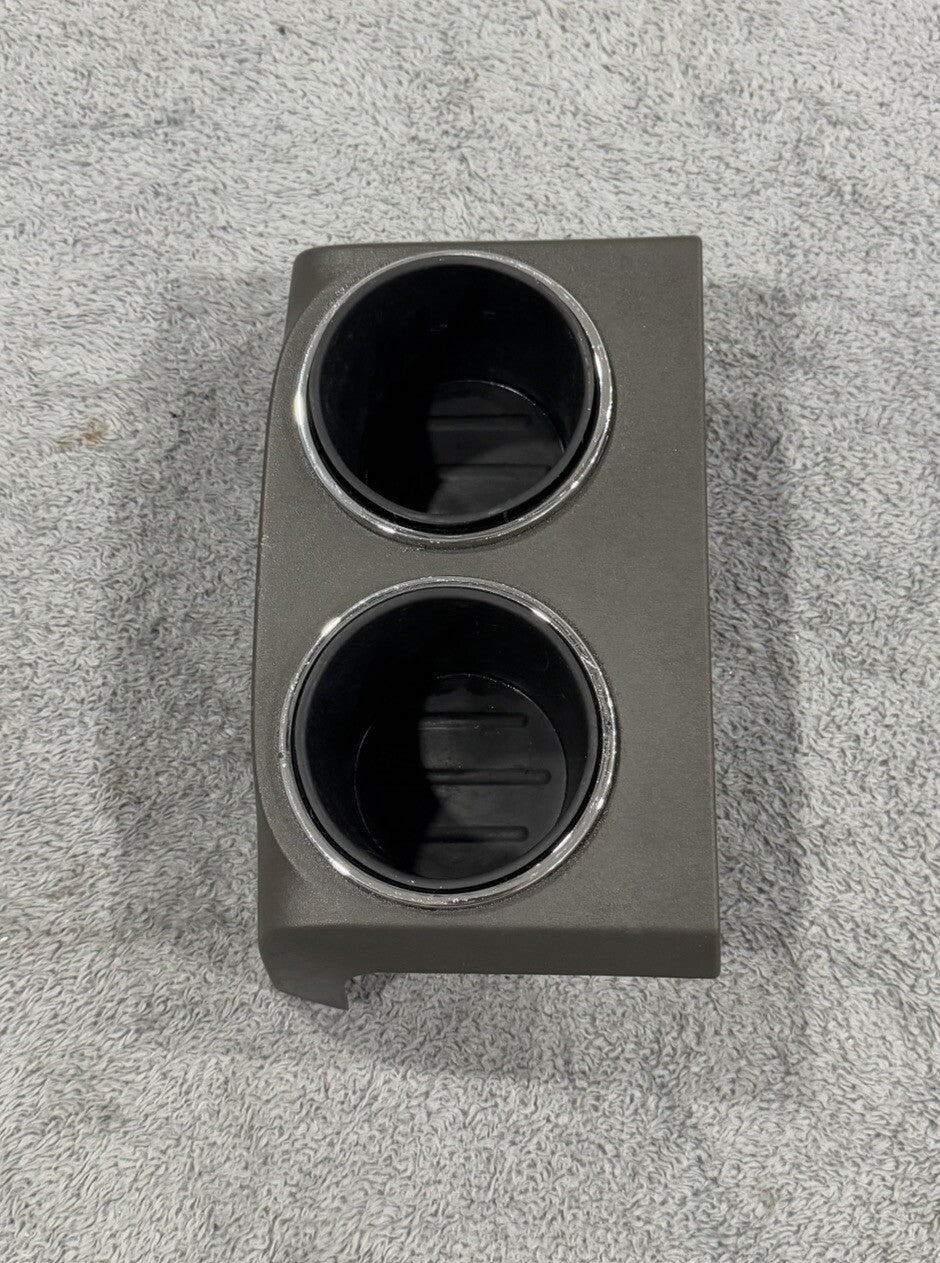 07-14 Ford Expedition Navigator OEM Console Rear Cup Holder Trim Bezel Grey