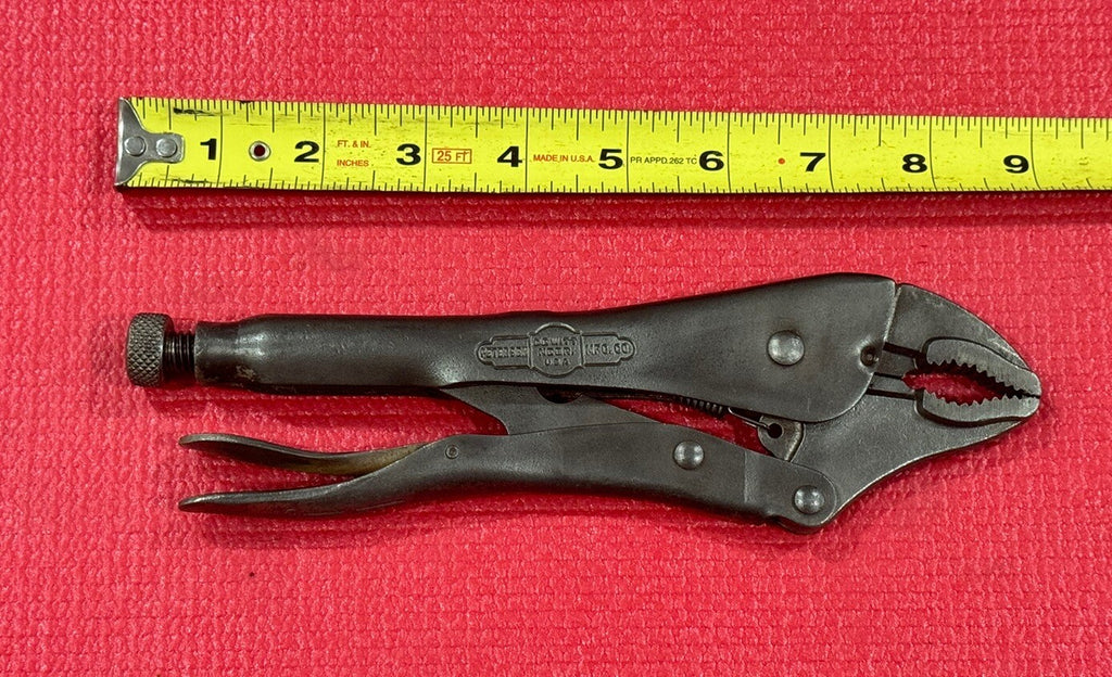 Vintage ViseGrip 10WR Petersen Dewitt 9" Locking Pliers Made in USA