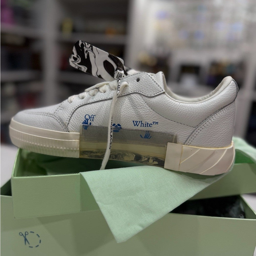 Off-White Vulcanized White Leather - NEW - EU 40 - 7M/8.5W