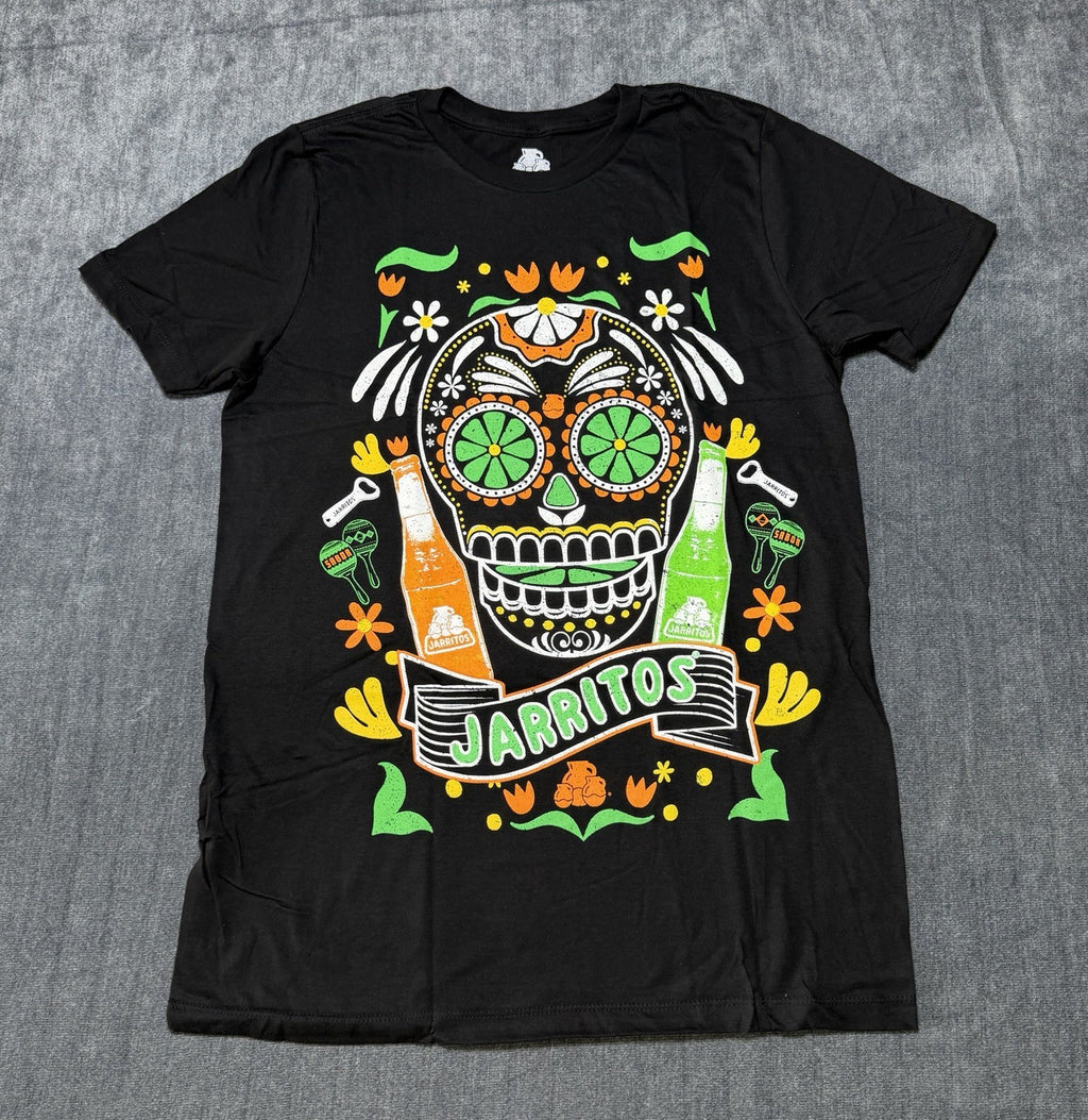 Jarritos Soda Mexican Soft Drink Graphic T-Shirt Men's Medium Black Short Sleeve