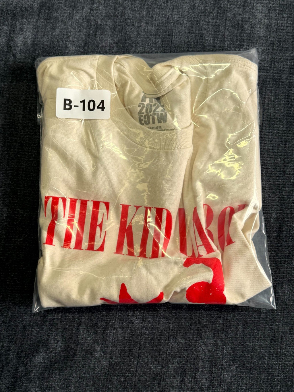 TKL 2022 EOWT Sketch T-Shirt Unisex Medium Ivory Graphic Print Short Sleeve