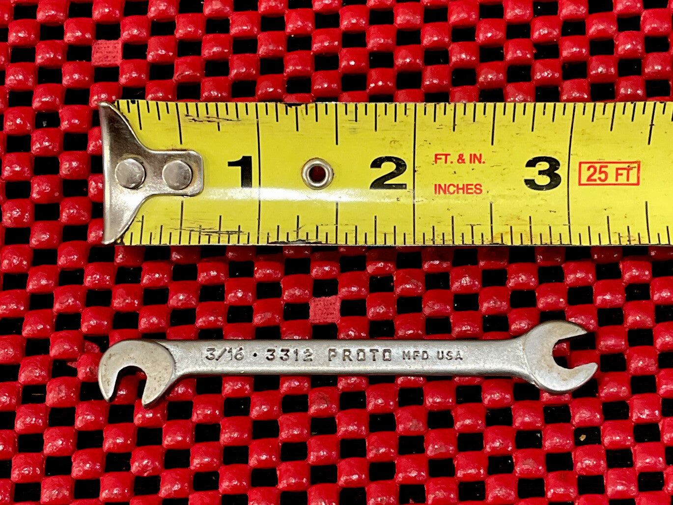 Proto 3313 Ignition Wrench Vintage 13/64 Open End Made In USA N4