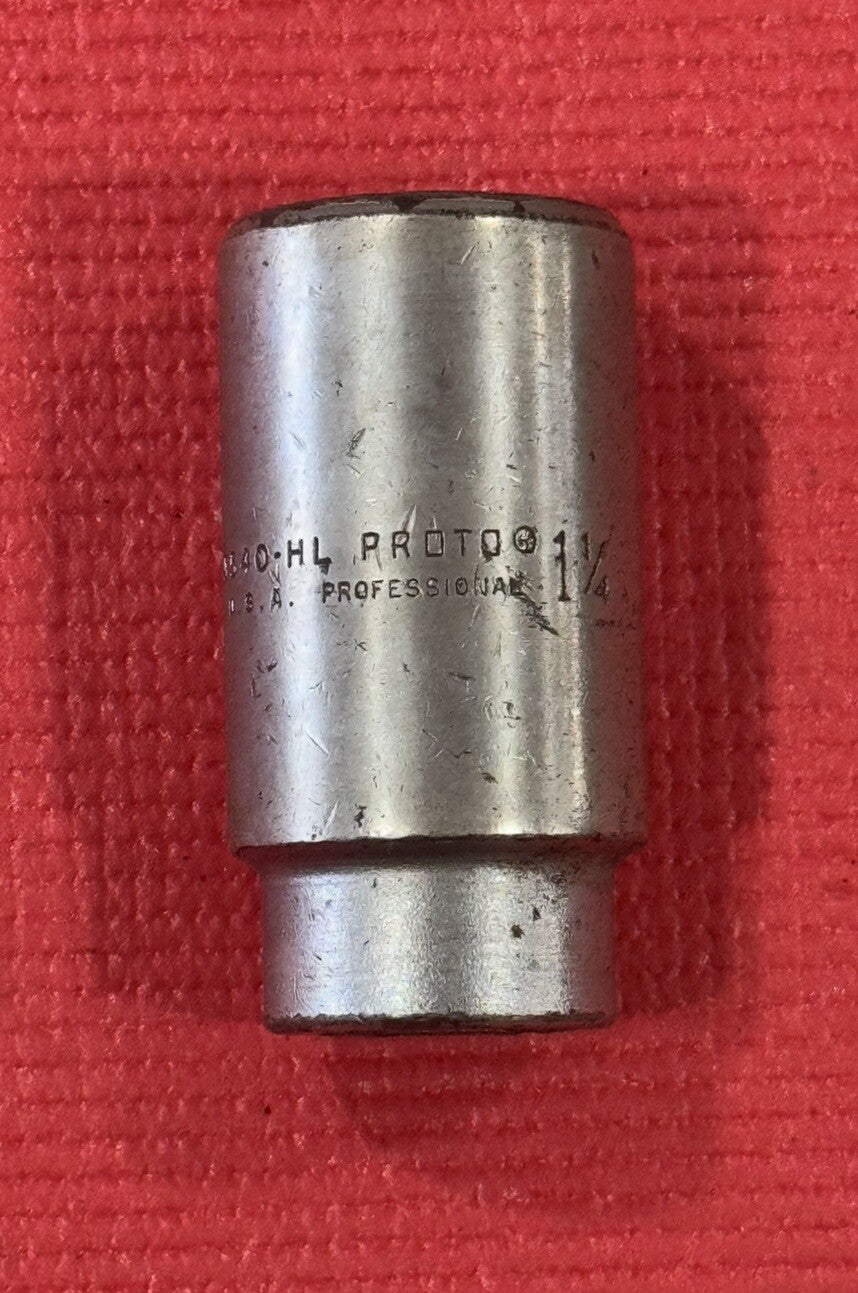 PROTO Professional  5540-HL 3/4" Drive 1 1/4" SAE 6pt Deep Socket Made In USA