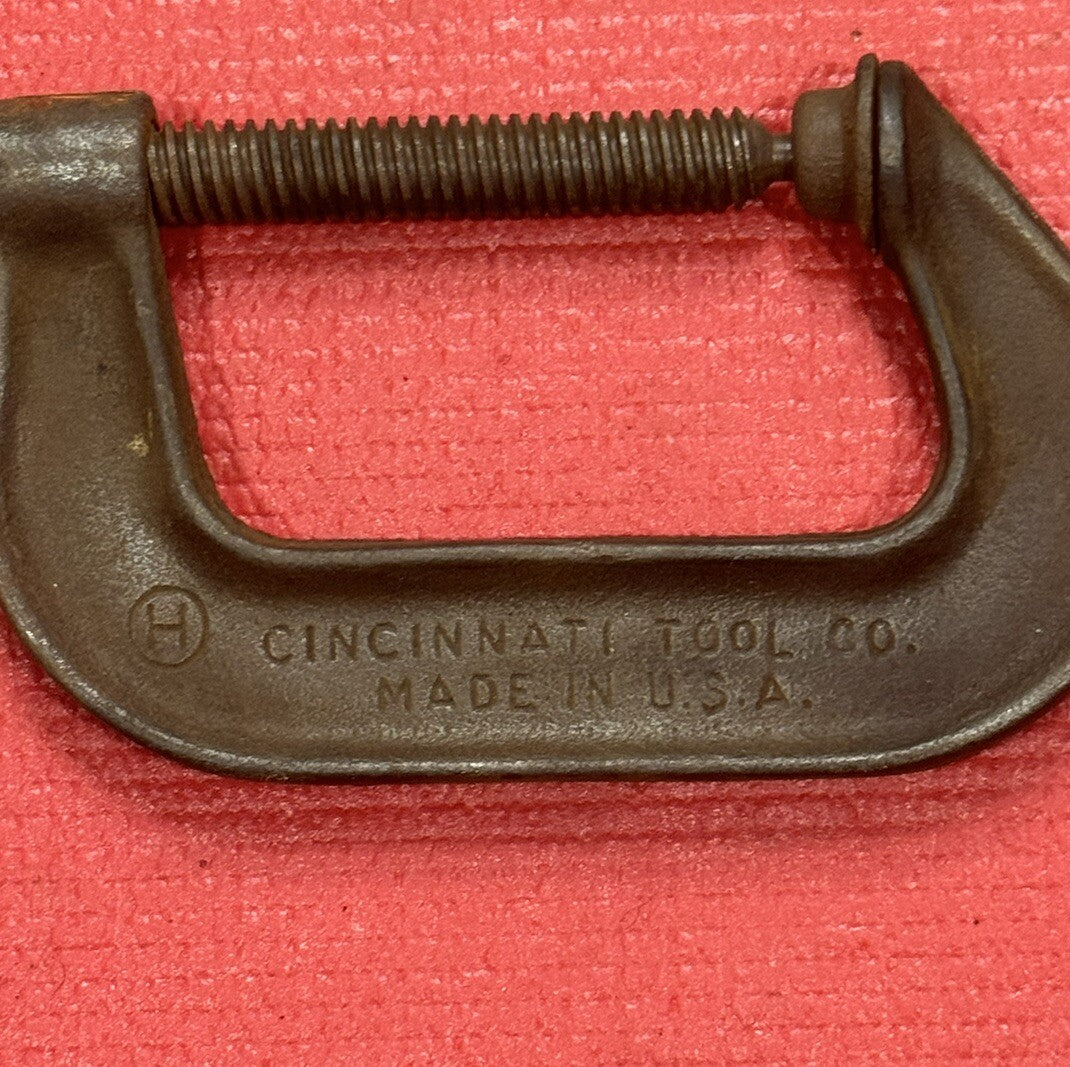 Vintage Cincinnati Tool Co. 540-3, 3in Standard Clamp Made in USA