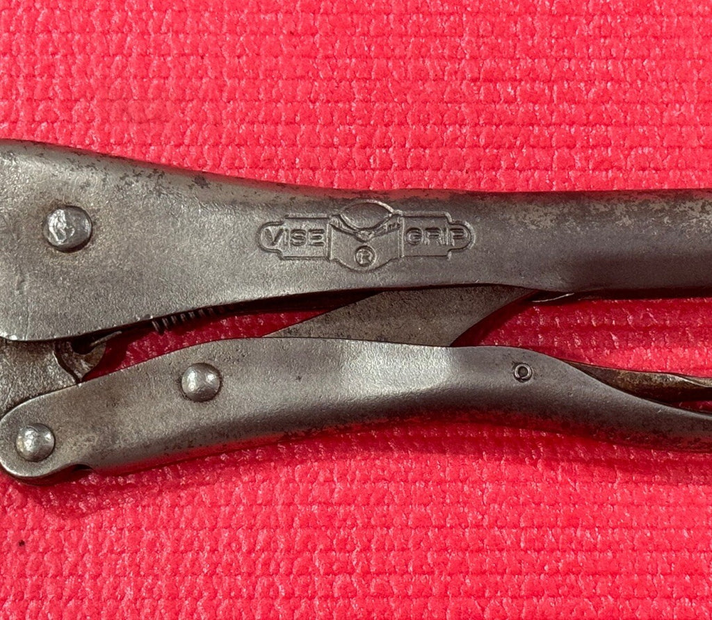 Vintage ViseGrip Petersen Dewitt 10WR, 9" Locking Pliers Made in USA