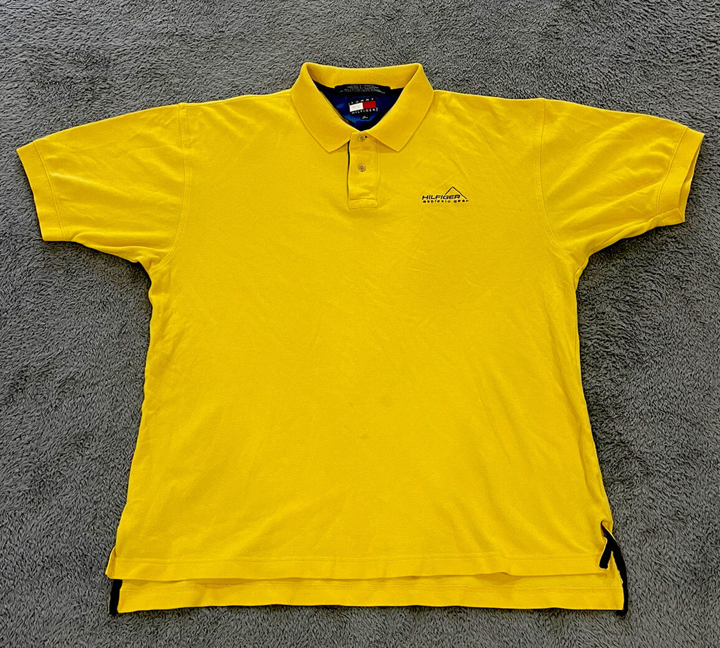 Vintage Tommy Hilfiger athletic gear Yellow Vintage Polo Shirt Men's Size XL