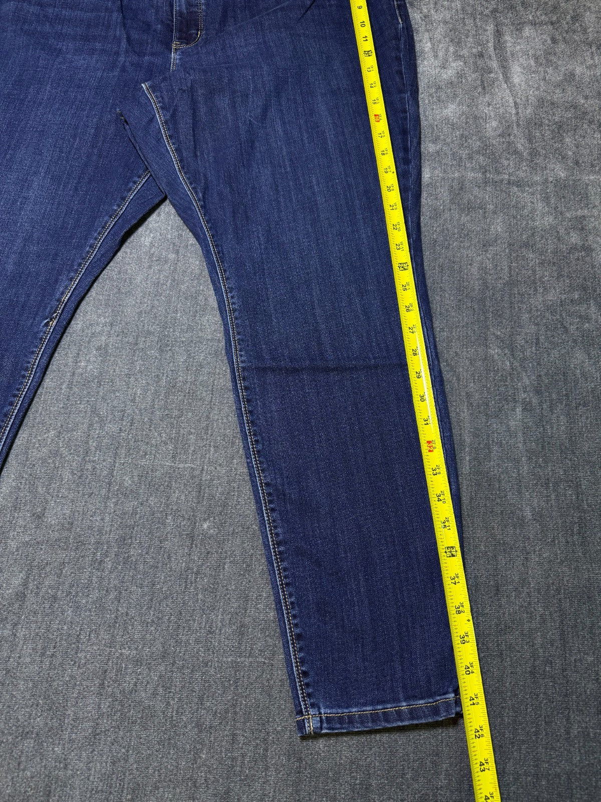 NWT Seven7 Tummyless Skinny Jeans Women's 20W Blue Denim Medium Wash 5-Pockets