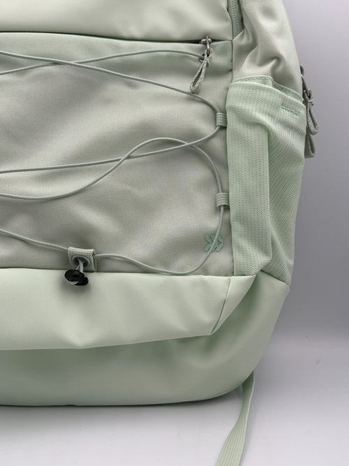 All In Motion Sporty 19" Backpack Mint Green Bungee Cord Laptop School Book bag