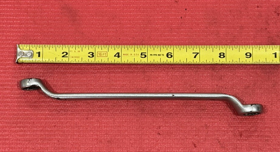 Proto Tools 8181, SAE 1/2" X 9/16" Offset Double Box Wrench 12 Point Made in USA