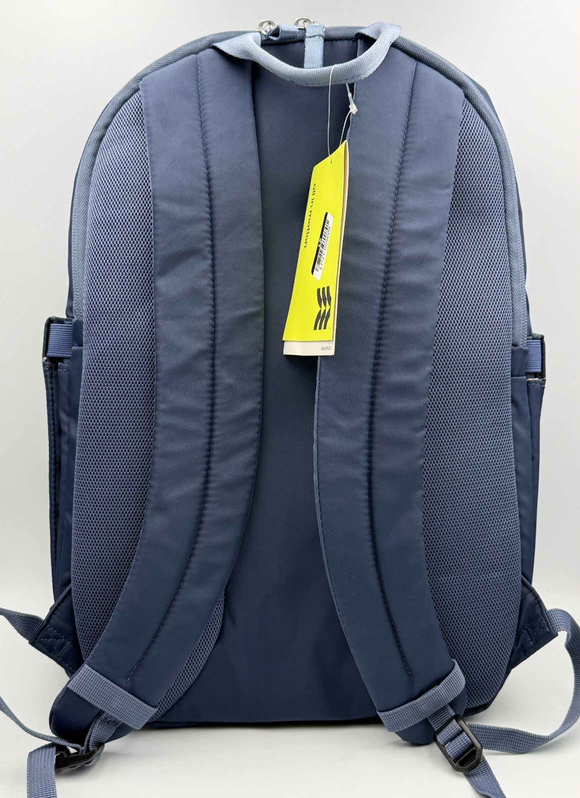 All In Motion 21L Lifestyle Backpack Navy Blue Fits 15-Inch Laptop School Bag