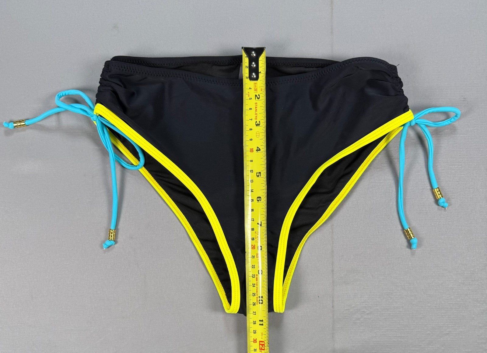 NWT B2prity 2 Piece Bikini Set Women’s Small Black Neon Summer Beach Swimsuit