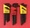Bondhus Tools 3 PC Set Ball End Tip Hex Key Sets - SAE & Metric 31PCS Total