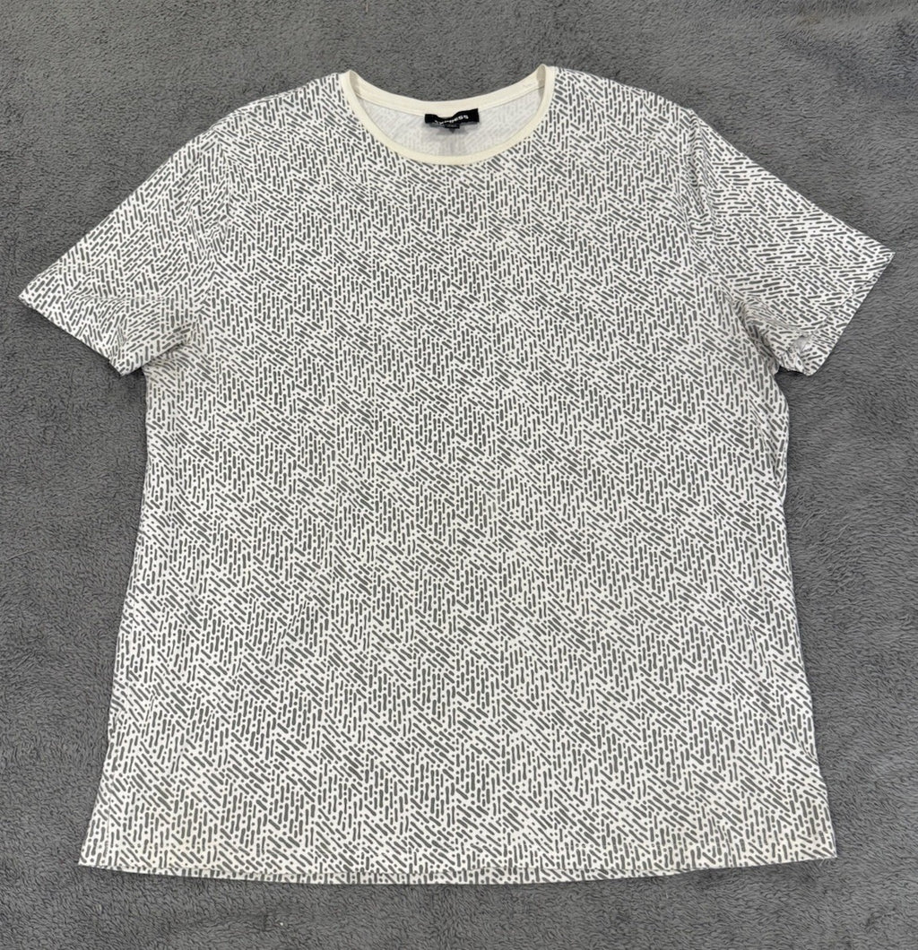 Express abstract lines moisture wicking performance stretch Men t-shirt size XL