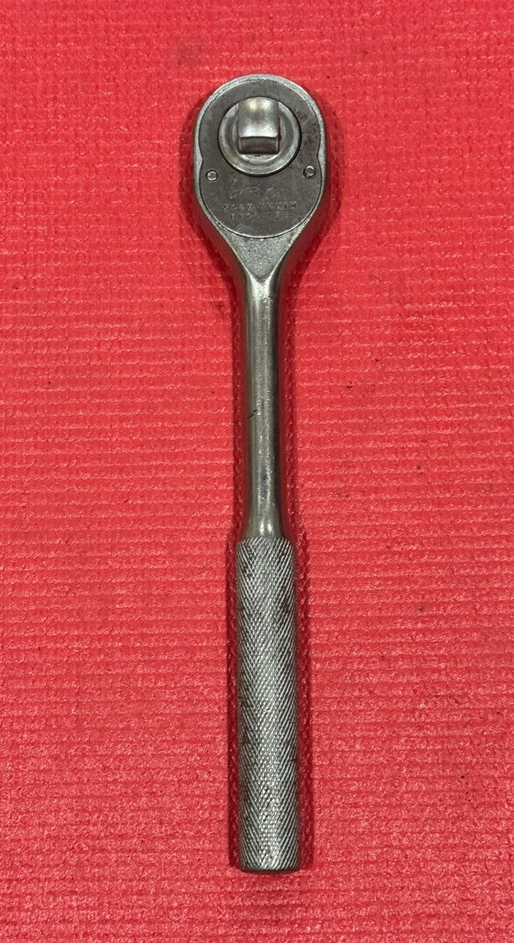 Proto Tools 5449, 1/2" Drive 10" Pear Head  Ratchet Knurled Handle Made in USA