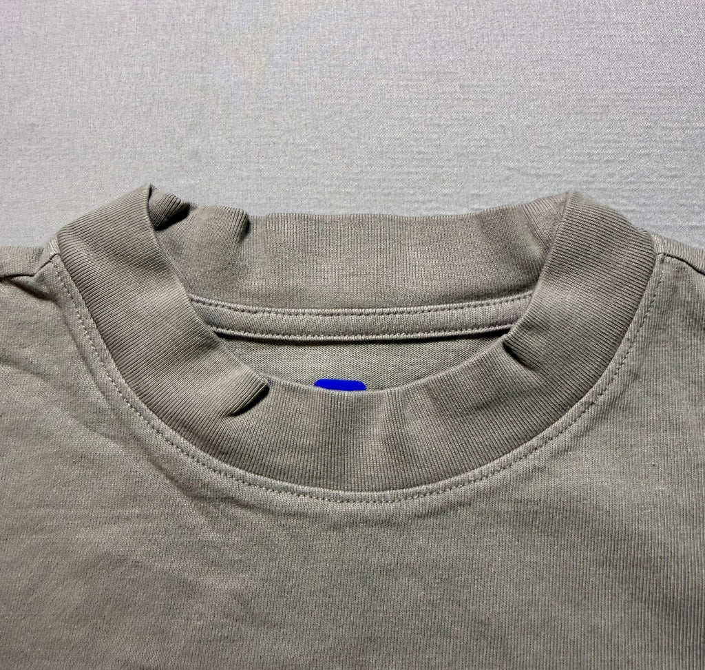NWT YZY Gap T-Shirt Men's Medium Beige Tan Crew Neck Long Sleeve Pullover Casual