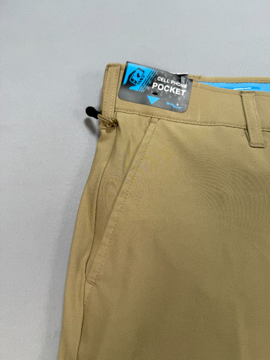 NWT Birdie Bound Golf Pants Men's 32X30 Beige Flat Front Lightweight Performance