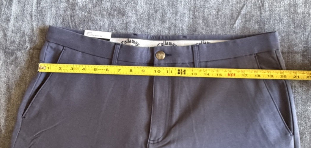 Callaway Opti-Dri Stretch Golf Pants Mood Indigo Men's 38x32 Performance NWT