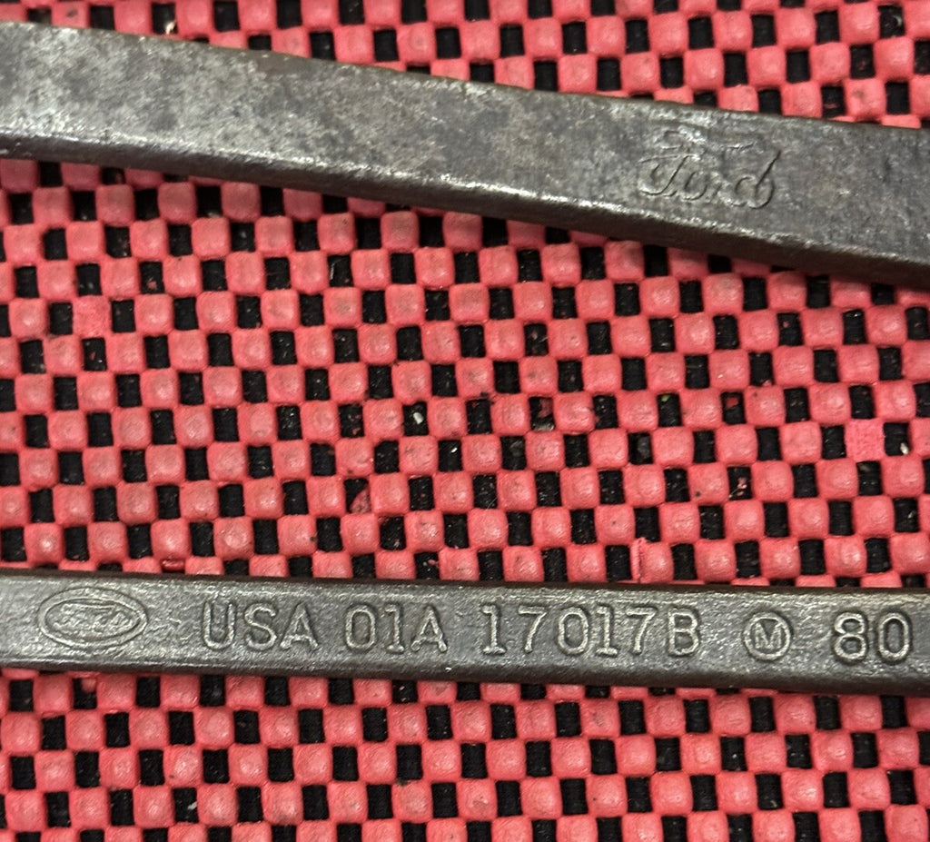 Vintage FORD 1940s 2 Pc SET Wrench 01A-17017B & T-5893 Specialty Tool OEM USA N9