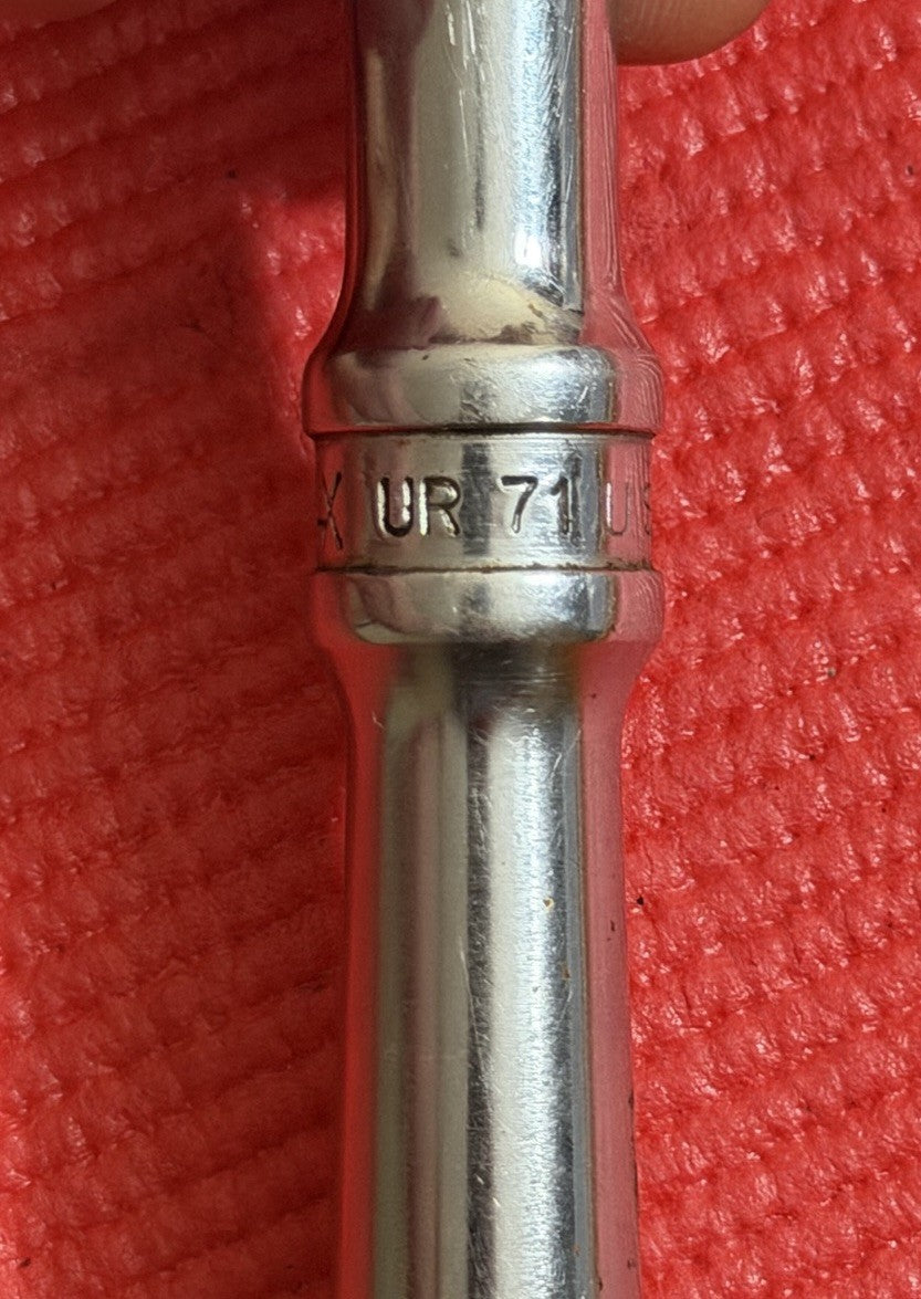 Par-X by Snap-on UR71  1/2" Drive Ratchet USA Chrome 10" long Made In USA