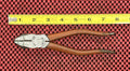 Vintage Kraeuter Industrial Tools 1801-7 USA  7" Lineman's Pliers Made In USA N1