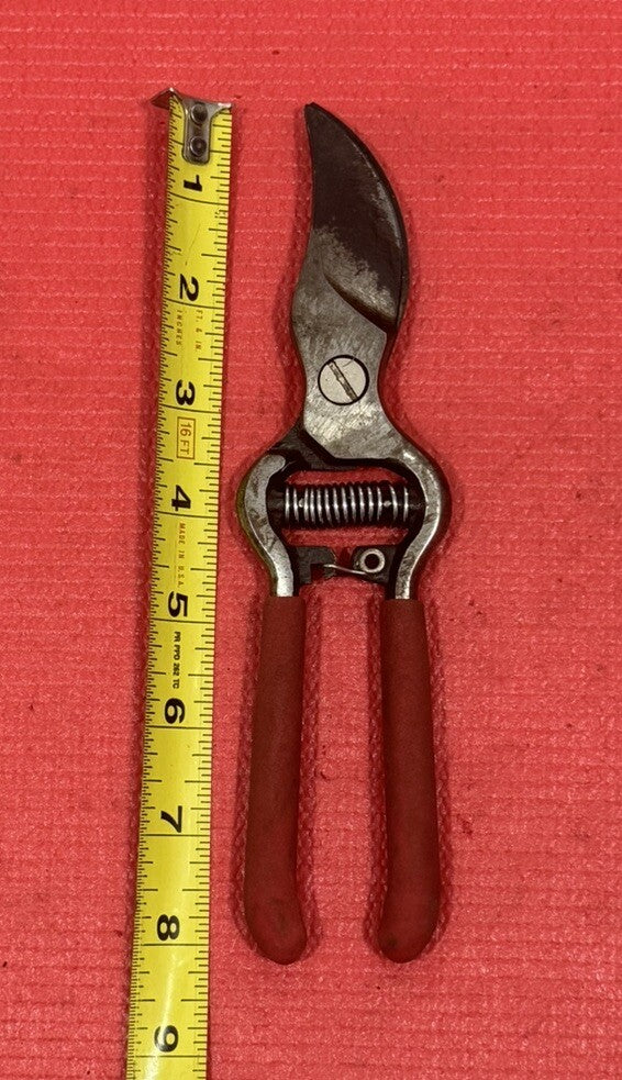 High Performance Drop Forged Steel Pruning Shears Pliers Scissors W/Red Handle