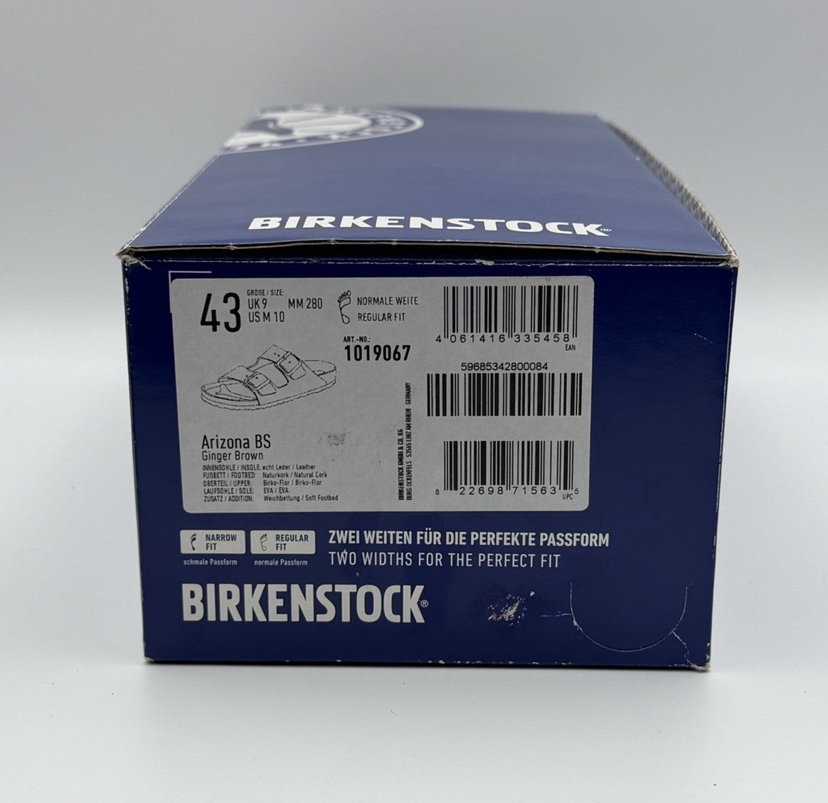 Birkenstock Arizona BS Ginger Brown Men's Size 10 | NEW