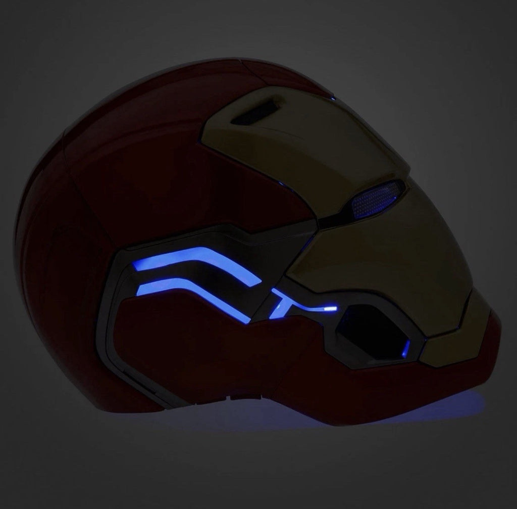 Disney Parks Marvel Iron Man Helmet Auto Open Mask LightsSounds New Sealed