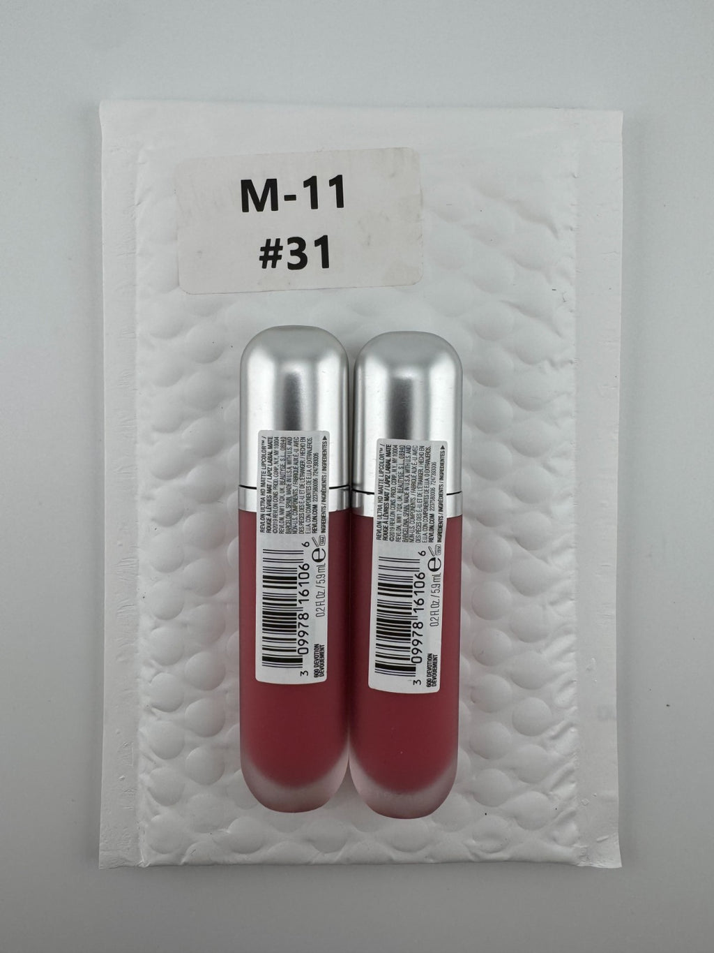 NEW Revlon Ultra HD Matte Lipcolor Womens Lightweight Liquid Lipstick - Set of 2