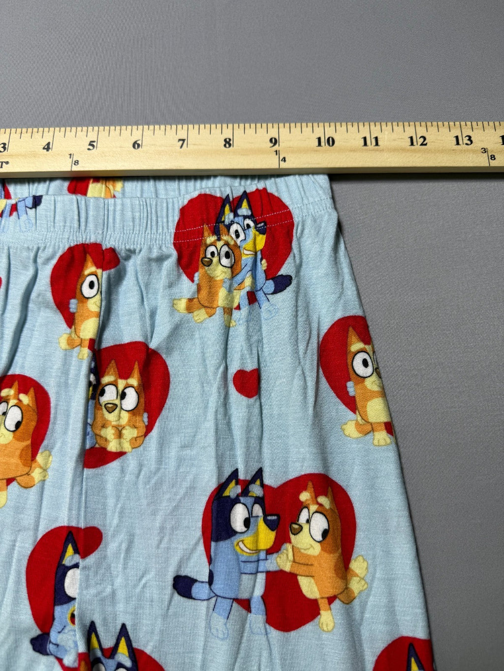 Bluey Character Valentine's Day 2-Piece Pajama Set Unisex Toddler 8 Multicolor