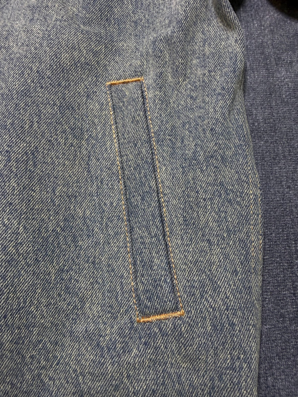 NWT Levi's X Tears Denim Track Jacket Men Medium Blue Full-Zip Collared Pockets
