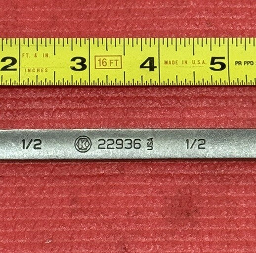 Vintage Kobalt Tools 22936 1/2" Combination Wrench 12pt Made In USA