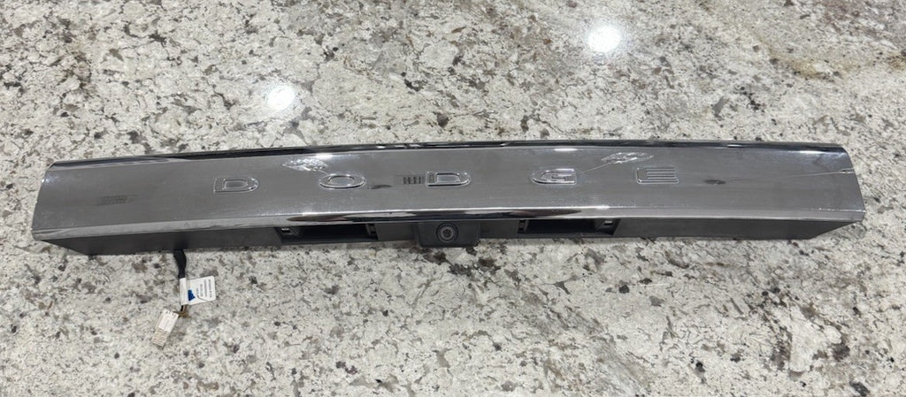 2011 2012 2013 DODGE DURANGO OEM CHROME TRUNK MOLDING TRIM GARNISH WITH CAMERA